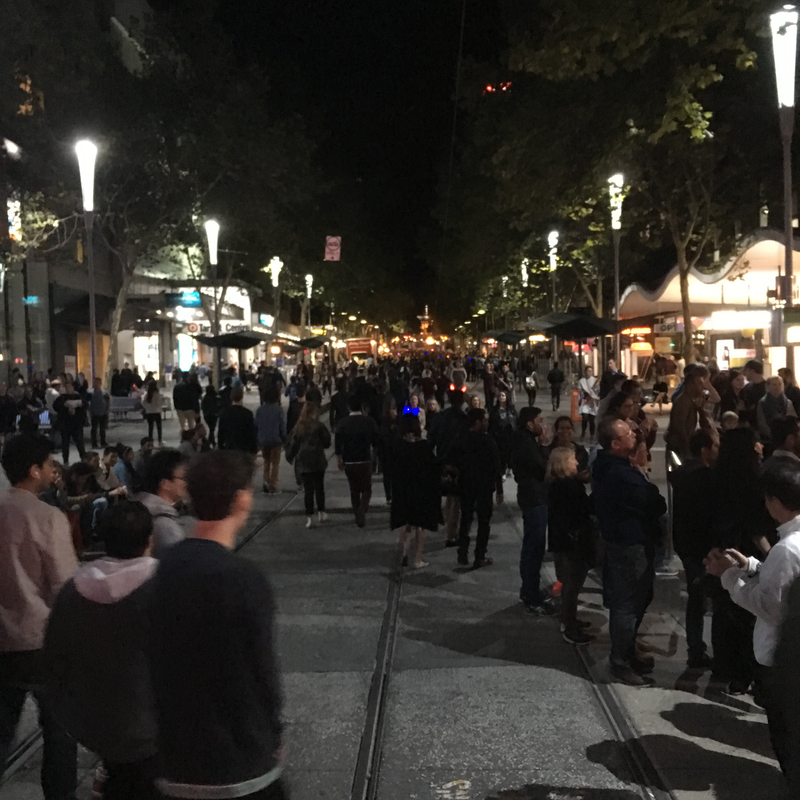 a few crowd shots.